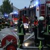 Kellerbrand in Gaimersheim: die Feuerwehren aus Gaimersheim, Lippertshofen, Kösching, Wettstetten und Etting hatten das Feuer schnell unter Kontrolle. 