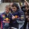 Die Nachricht vom Tod des Streckenpostens betrübt Sebastian Vettel .