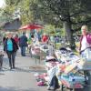 Ideale Bedingungen herrschten, als am Samstag am Molkereiweg ein Flohmarkt abgehalten wurde.  
