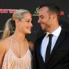 Oscar Pistorius im Jahr 2012 mit seiner Freundin, dem Model Reeva Steenkamp.