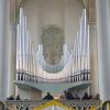 Die neu restaurierte „Albertus-Magnus-Orgel“ in Lauingen. 	