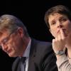 Keim harmonisches Duo: Jörg Meuthen kündigt eine Kampfkandidatur an, sollte Frauke Petry nochmals für den Parteivorsitz antreten. 