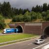 Der Tunnel Berg Bock bei Suhl ist laut dem ADAC Europas sicherster Straßentunnel.