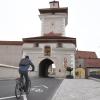 Vor allen Stadttoren in Nördlingen sollen Radstreifen gekennzeichnet werden – das schlägt Uwe Petry im Radwegeverkehrskonzept vor. 	