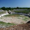 Das Amphitheater im kroatischen Burnum haben Archäologen erst im Jahr 2002 entdeckt. Es wird vermutet, dass reisende Gladiatoren dort Schaukämpfe ausgefochten haben.