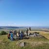 Auf dem Rollenberg mit Blick über den Rieskrater.