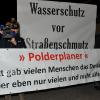 Die Wellen des Protests schlugen hoch bei einer Flutpolder-Veranstaltung mit Umweltminister Thorsten Glauber in Gremheim im März 2019. 