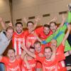 Da war der Jubel groß: Der TSV Klosterlechfeld schaffte es zum ersten Mal in der 36-jährigen Geschichte der Landkreismeisterschaft Hallenfußball, eine Hauptrunde zu gewinnen. 
