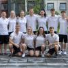 Mit Begeisterung erzählen die deutschen Turnerinnen und Turner von den World University Games in China. Mit dabei waren auch die beiden Pfuhler Natalie Wolfgang (obere Reihe, Dritte von links) und Alexander Kunz (obere Reihe, Zweiter von rechts).