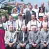 Ehrungen gab es beim Jubiläumsfest. Mit auf dem Foto 1. Gauschützenmeister Franz Achter und 1. Bürgermeister Klaus Habermann. 