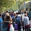 Viele Fahrgäste sind wegen des Streiks bei der Bahn auf Fernbusse umgestiegen.