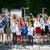 300 Jungen und Mädchen besuchen die urkainische Samstagschule in Augsburg. Zum Abschluss des Schuljahres gab es ein Fest.