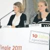 Die Schülerinnen vom Neusässer Gymnasium, Anne Hilsberg und Frederika Hartmuth hatten gestern einen überzeugenden Auftritt bei „Jugend debattiert“ in München.  
