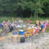 Beim Dankespicknick im Naturlehrgarten konnte alle Helferinnen und Helfer ganz entspannt miteinander feiern.