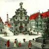 
Das 1808 abgebrochene Siegelhaus stand zwischen dem Herkulesbrunnen und St. Ulrich. 