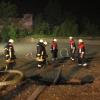 Der Starkregen am Samstag hat den Einsatzkräften eine kurze Nacht beschert. In Donauwörth lag einer der Schwerpunkte in der Parkstadt, auf dem ehemaligen Kasernengelände.