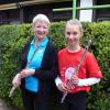 Anna Hurler (rechts) und Hannelore Reutin-Gaiser (links) spielen beim Jugendblasorchester Seite an Seite. 