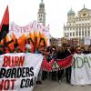 Rund 1000 Schüler protestieren in der Augsburger Innenstadt gegen den Klimawandel. 
