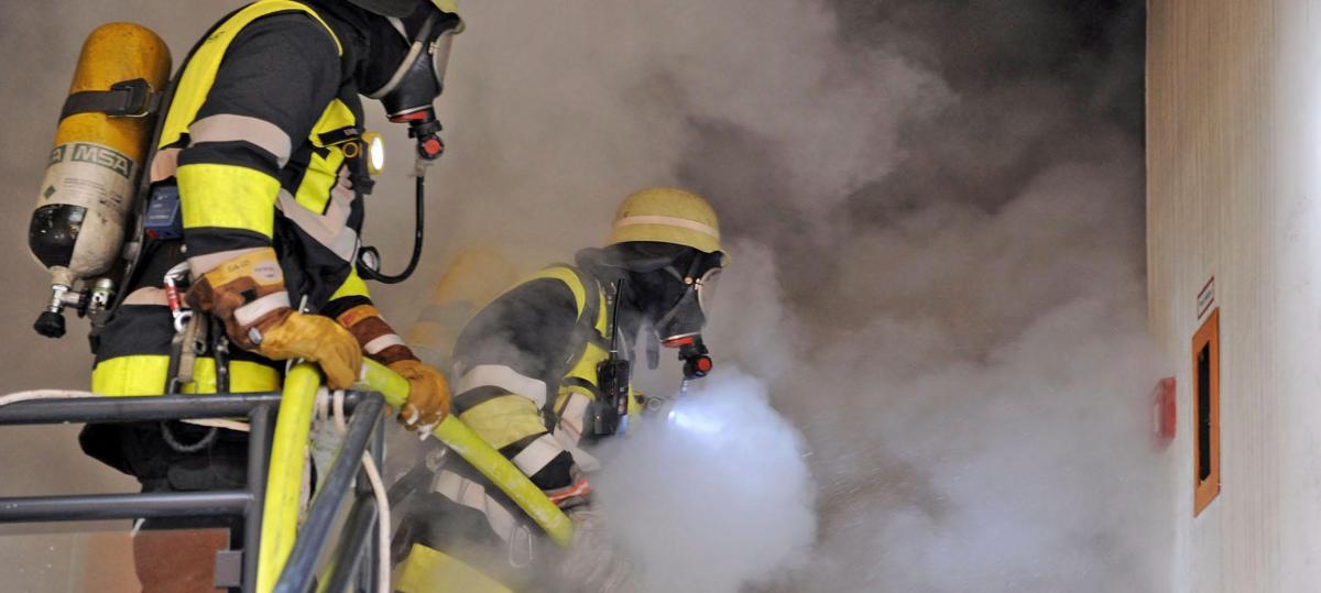 Feuerwehreinsatz im Wiley: Sauna im Keller gerät in Brand