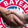 Ein Bild das man künftig häufiger sehen wird: Handschlag im Zeichen des FC Bayern.