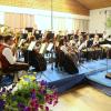 "Klangvoll vereint" lautete das Motto des Gemeinschaftskonzerts in der Kötztalhalle Rieden, zu dem die Musikkapelle Eintracht Autenried und der Musikverein Wiesenbach (Foto) eingeladen hatten.  