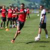 Trainer Markus Weinzierl (rechts) setzt gegen Hoffenheim auf Stürmer Tim Matavz.