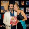 Mauro Bergonzoli und seine Frau und Muse Franziska Gräfin Fugger freuen sich über das Playboy-Cover.