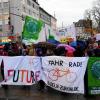 Die Klimaschützer von Fridays for Future veranstalteten in Augsburg bereits mehrere Demos, etwa am Königsplatz.
