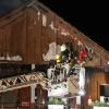 In der Silvesternacht hat im Ries ein Mehrfamilienhaus gebrannt. 