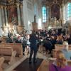 Der Musikverein Merching erfreute die Zuhörerinnen und Zuhörer mit warmen Klängen für die kalte Jahreszeit
