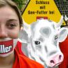 Greenpeace-Aktivisten hatten immer wieder gegen Müllermilch mobil gemacht. Sie kritisierten die Verwendung von Gen-Futter für die Milchkühe. 