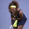Serena Williams schreit ihre Freude nur so heraus, denn sie hat zum vierten Mal die US Open gewonnen.  