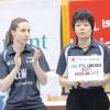 Solidarität mit ihrer Mannschaftskameradin, der Japanerin Aya Umemura, demonstrierte nicht nur Larisa Stancu. Der gesamte TTC steht hinter seiner Spitzenspielerin, die jedoch die Niederlage auch nicht verhindern konnte. 
