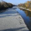 Der Lech führt zurzeit so wenig Wasser wie selten.