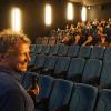 Gut gelaunt beantwortete Regisseur Marcus H. Rosenmüller (links) bei seinem Besuch im Aichacher Cineplex die Fragen der Besucher. Rechts im Bild Kinobetreiber Werner Rusch.