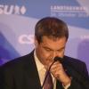 Markus Söder CSU, Ministerpräsident von Bayern: "wollen alles daran setzen, eine klare und stabile Regierung zu bilden." 