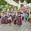 Angeführt wird der Festumzug durch die Innenstadt von der Stadtkapelle Leipheim. 