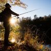 Ein illegaler Angler wurde am Sonntag in Vöhringen erwischt. 