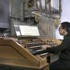 Mario Ciferri  in der Landsberger Stadtkirche Mariä Himmelfahrt beim Orgelsommer. 
