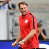 Leipzigs Trainer Ralph Hasenhüttl hatte auch nach 90 Minuten noch viel Energie über.