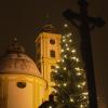 In der weihnachtlich geschmückten Wallfahrtskirche Herrgottsruh ist das Singspiel "Stern über Bethlehem" zu sehen und zu hören.