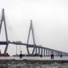 Die Hangzhou Bay Bridge in China ist 36 Kilometer lang und somit die drittlängste Brücke der Welt.