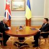 Wolodymyr Selenskyj empfängt den britischen Premier Boris Johnson Anfang Februar in Kiew.