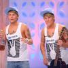 <p>Trotz Partnerlooks keine Runde weiter: Die Zwilinge Patrick und Stefan Wiche aus Mertingen.</p>