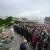 Um die 3500 Menschen kamen nach dem tödlichen Unfall auf der B28 zur Trauerfeier des verstorbenen 22-Jährigen bei der Ditib-Zentralmoschee in Ulm.