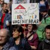 Am Wochenende gingen Zehntausende gegen steigende Mieten auf die Straße - die meisten Menschen protestierten in Berlin. 