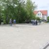 Der Bouleplatz am Sielenbacher Dorfplatz (hier ein Archivbild) soll sich in einen Eisplatz verwandeln.