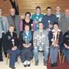 Das Foto zeigt (stehend von links) 1. Schützenmeister Thomas Veit, Sportreferent Ottmar Sauter, Ulrike Maier, Florian Frey, Dietmar Reiser, Bruno Grüner, 1. Vorsitzenden Johann Schuler sowie (sitzend von links) Christa Stabernack, Monika Schuler, Algazel Reddig, Lydia Burelli und Resi Kollmann. 