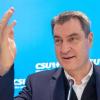 Nicht ohne Mitsprache der Schwesterpartei: CSU-Chef Markus Söder will beim Kanzlerkandidaten der Union mitreden.