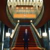 In seinem Palast mit 1000 Zimmern: Der türkische Präsident Recep Tayyip Erdogan. Das Bauwerk soll etwa eine halbe Milliarde Euro gekostet haben.